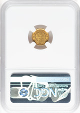 1853-O G$1 Gold Dollar NGC AU58