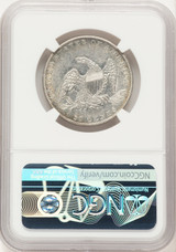 1836 50C REED EDGE Reeded Edge Half Dollar NGC AU53