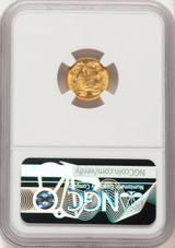 1874 G$1 Gold Dollar NGC MS65