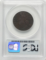 '1776' Machin's Mills Halfpenny BN Colonials PCGS XF40