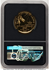 2020-W 1/2 oz Proof Gold End of World War II 75th Anniversary ER Modern Issues NGC MS70 Ed Moy