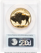 2013-W Reverse Proof Gold Buffalo 1 oz Black Diamond Bison Label PCGS PR70