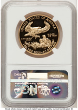 2015-W Proof Gold Eagle 1 oz FDI Statue of Liberty Label NGC PF70