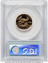 1992-P Proof Gold Eagle 1/4 oz Blue Label PCGS PR70