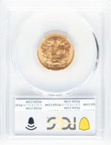 1888 $3 Three Dollar Gold Pieces PCGS MS65