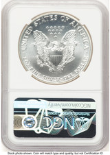 1989 Silver Eagle John NGC MS70 Mercanti