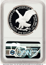 2021-W TY2 Proof Silver Eagle 1 oz Military Flag NGC PF70