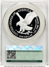 2025-W Proof Silver Eagle Privy Laser Engraved 1 oz First Day of Delivery Ron Drzewuki CACG PR70