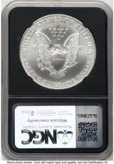 2001 Silver Eagle Anna Cabral NGC MS70