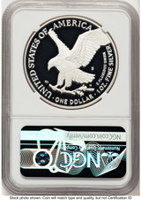2025-S Proof Silver Eagle 1 oz AR Mike Castle NGC PF70