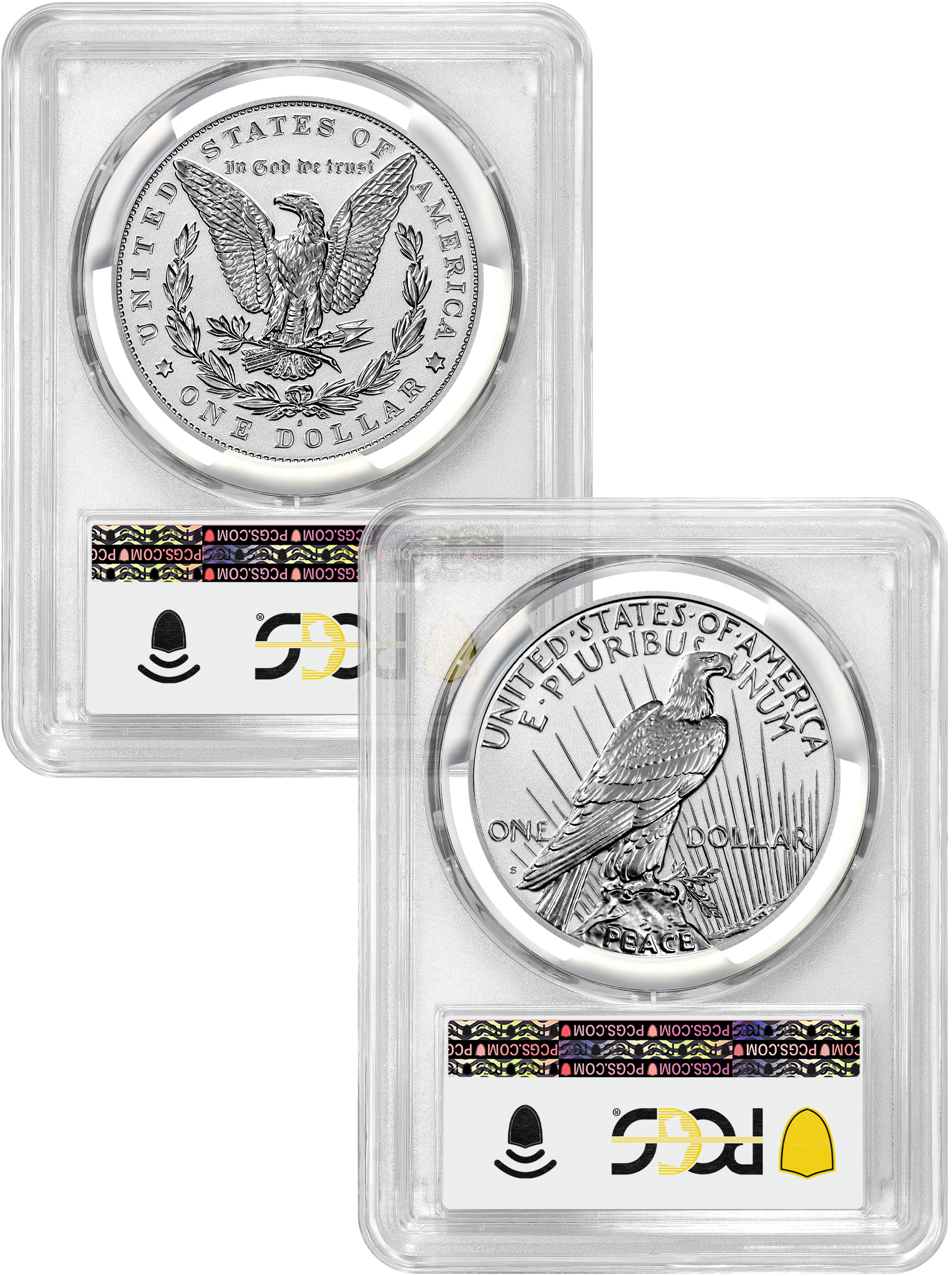 Presale - 2025-S Proof $1 Morgan and Peace Silver Dollar 2pc
