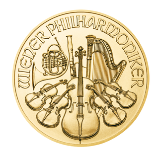 2021 1 oz Austrian Gold Philharmonic Coin