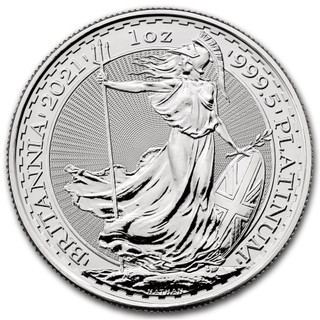 2021 1 oz British Platinum Britannia Coin