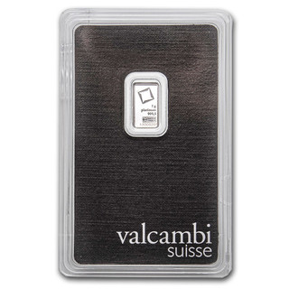 1 GRAM PLATINUM BAR VALCAMBI