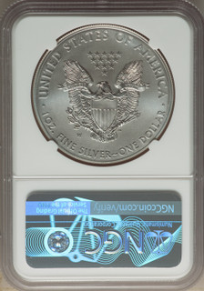 2013-W S$1 Silver Eagle Burnished SP Modern Bullion Coins NGC MS70