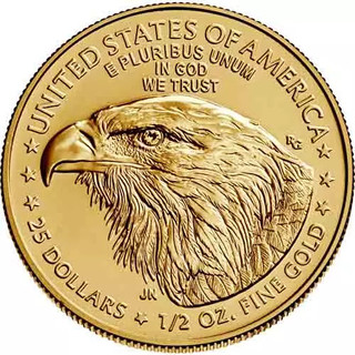 2021 Tube 1/2 oz American Gold Eagle Coin BU Type 2 (40 Coins)