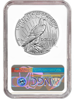 2021 Peace Silver Dollar High Relief First Day of Issue NGC MS69