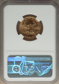 1999 $10 Quarter-Ounce Gold Eagle NGC MS70