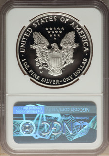 2007-W S$1 Silver Eagle NGC PF70