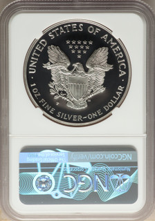 1998-P S$1 Silver Eagle NGC MS70