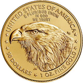 2022 1 oz American Gold Eagle Coin BU