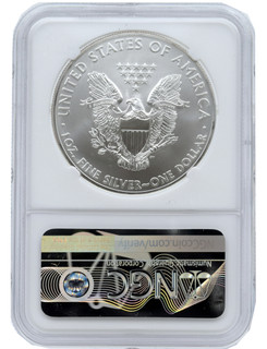 2013 $1 Silver Eagle NGC MS70 Mercanti Signed