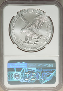 2022-(W) S$ Silver Eagle Struck at West Point NGC MS70