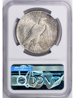 1921 High Relief Silver Peace Dollar NGC MS63