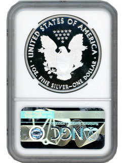 2020-W Silver Eagle v75 WWII NGC PF70UCAM Castle Signed