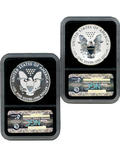 2013-W Silver Eagle West Point Set ER NGC Reverse Proof PF70 & Enhanced SP70