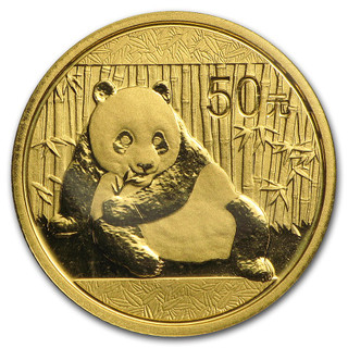 Chinese 1/10 oz Gold Panda Coin BU (Random Year)