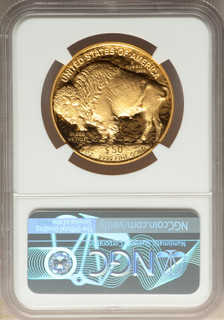 2006-W $50 One-Ounce Gold Buffalo .9999 Fine Gold NGC PF70