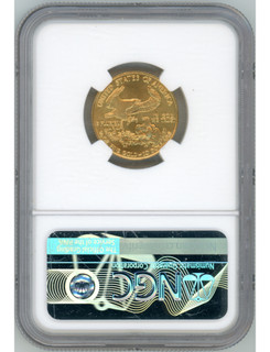 1986 $10 Quarter Ounce Gold Eagle NGC MS69 Don Everhart Signed