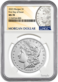 2023 Morgan Silver Dollar FDI NGC MS70