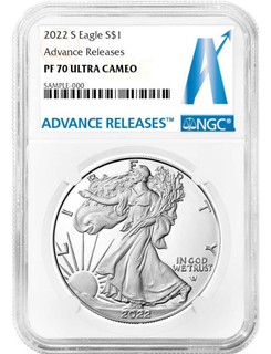 2022-S Proof Silver Eagle Advanced Release NGC PF70