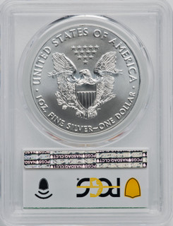 2020-(P) S$1 Silver Eagle Emergency Issue Struck at Philadelphia First Day of Issue PCGS MS70