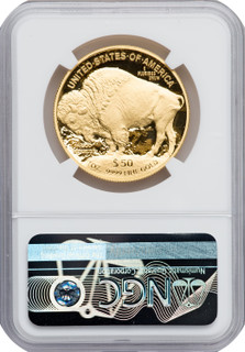 2015-W $50 One-Ounce Gold Buffalo NGC PF70 Bressett Signed