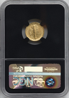 2016-W 10C Mercury Dime 24K Gold Early Releases NGC SP70 Ed Moy