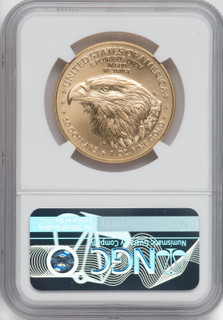 2021 One-Ounce Gold Eagle Type 2 At Dusk & Dawn 35th Anniversary 77th NGC MS69