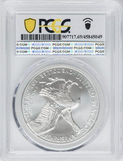 2021 American Silver Eagle Type 2 At Dusk & Dawn 35th Anniversary 444th PCGS MS69