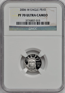 2006-W $10 Platinum Tenth-Ounce NGC PF70