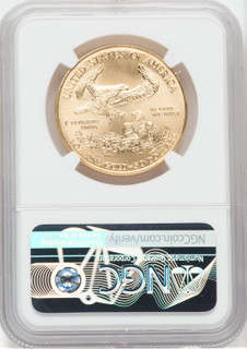 2005 $50 American Eagle NGC MS70 Edmund C Moy Hand Signed