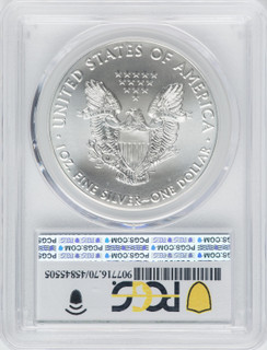 2021 American Silver Eagle Type 1 At Dusk & Dawn 35th Anniversary 367th PCGS MS70