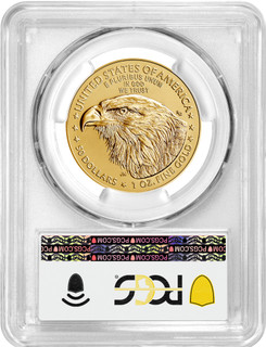 2023 $50 One Ounce Gold Eagle First Day of Issue PCGS MS70