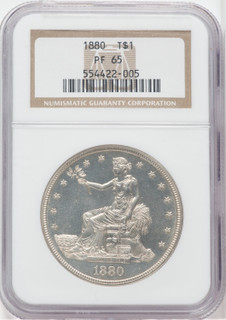 1880 T$1 Proof Trade Dollar NGC PR65