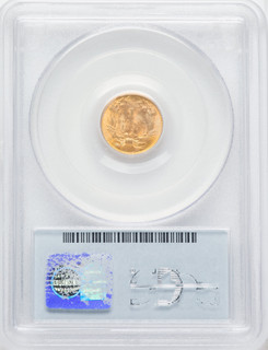 1854 G$1 Type Two Gold Dollar PCGS MS63