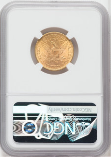 1899 $5 Liberty Half Eagle NGC MS66