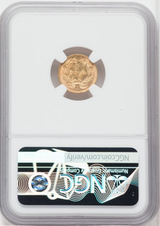 1862 G$1 Gold Dollar NGC MS64