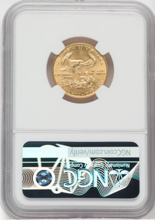 1993 $10 American Gold Eagle NGC MS69 Ron Harrigal Signed