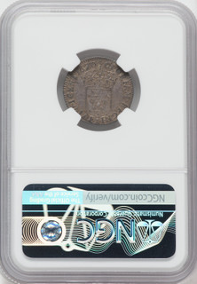 1670-A 5 Sol Colonials NGC AU53